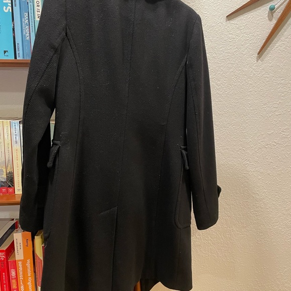 Michael Kors Wool Blend Modern Fit Coat - Size XXS Black - Picture 4 of 14